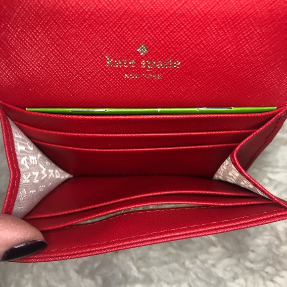 Kate Spade ❤️ red petty wallet - Picture 5 of 6